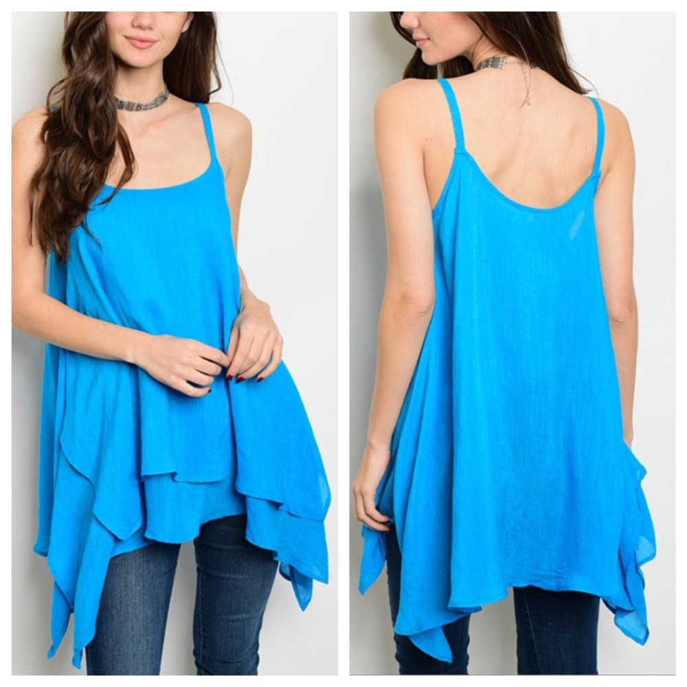♥️1 SM LEFT♥️Handkerchief Hem Tank - Picture 8 of 8